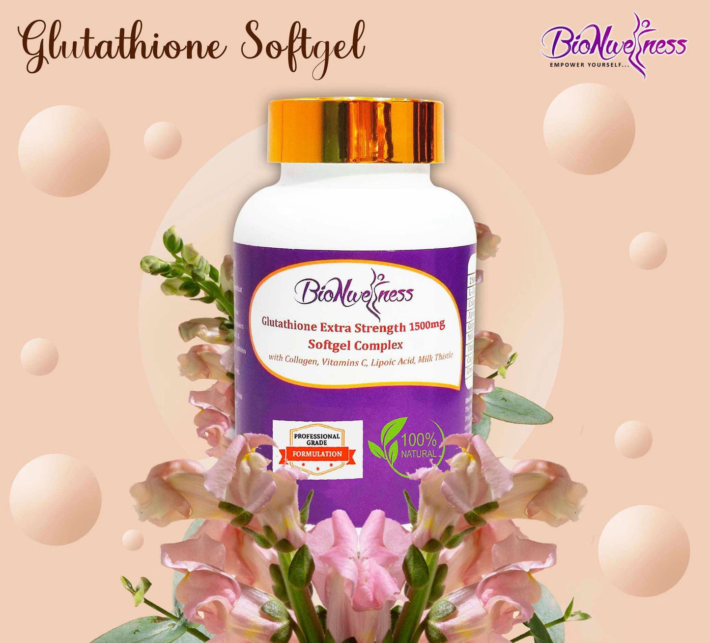 BioNwellness Glutathione Softgel (30pcs)
