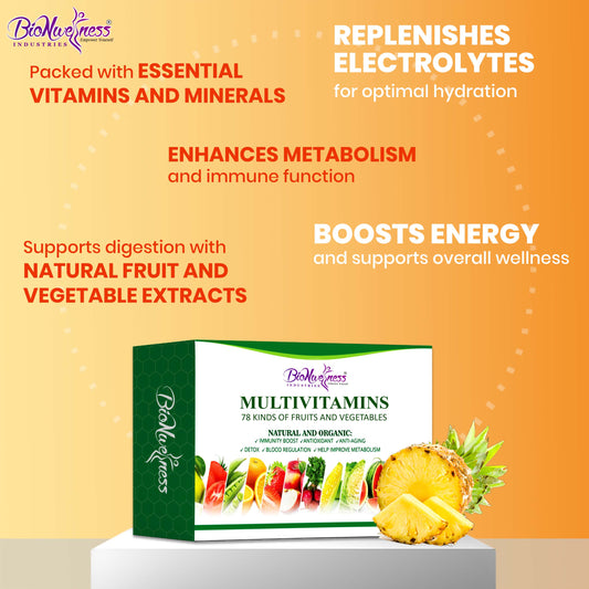 BioNwellness Industries Electrolyte Powder Drink, 1 box (25 Sachets)