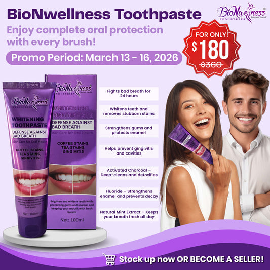 BioNwellness Industries Whitening Toothpaste
