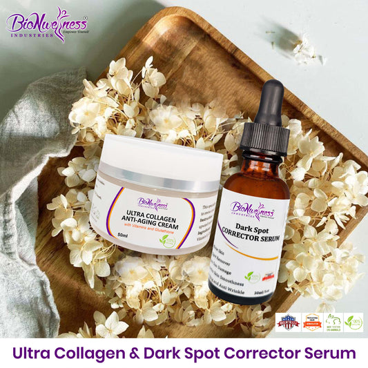 BioNwellness Industries Collagen Cream & Dark Spot Serum