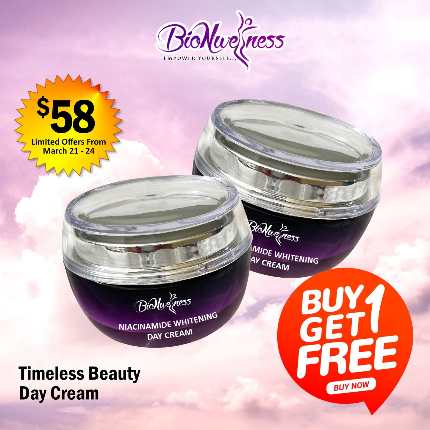 Timeless Beauty Day Cream Buy 1 Take 1