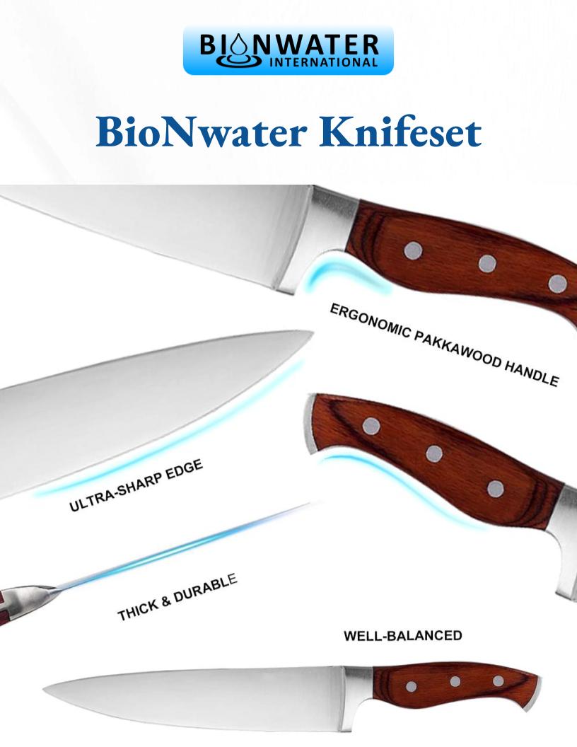 BioNwater Knifeset