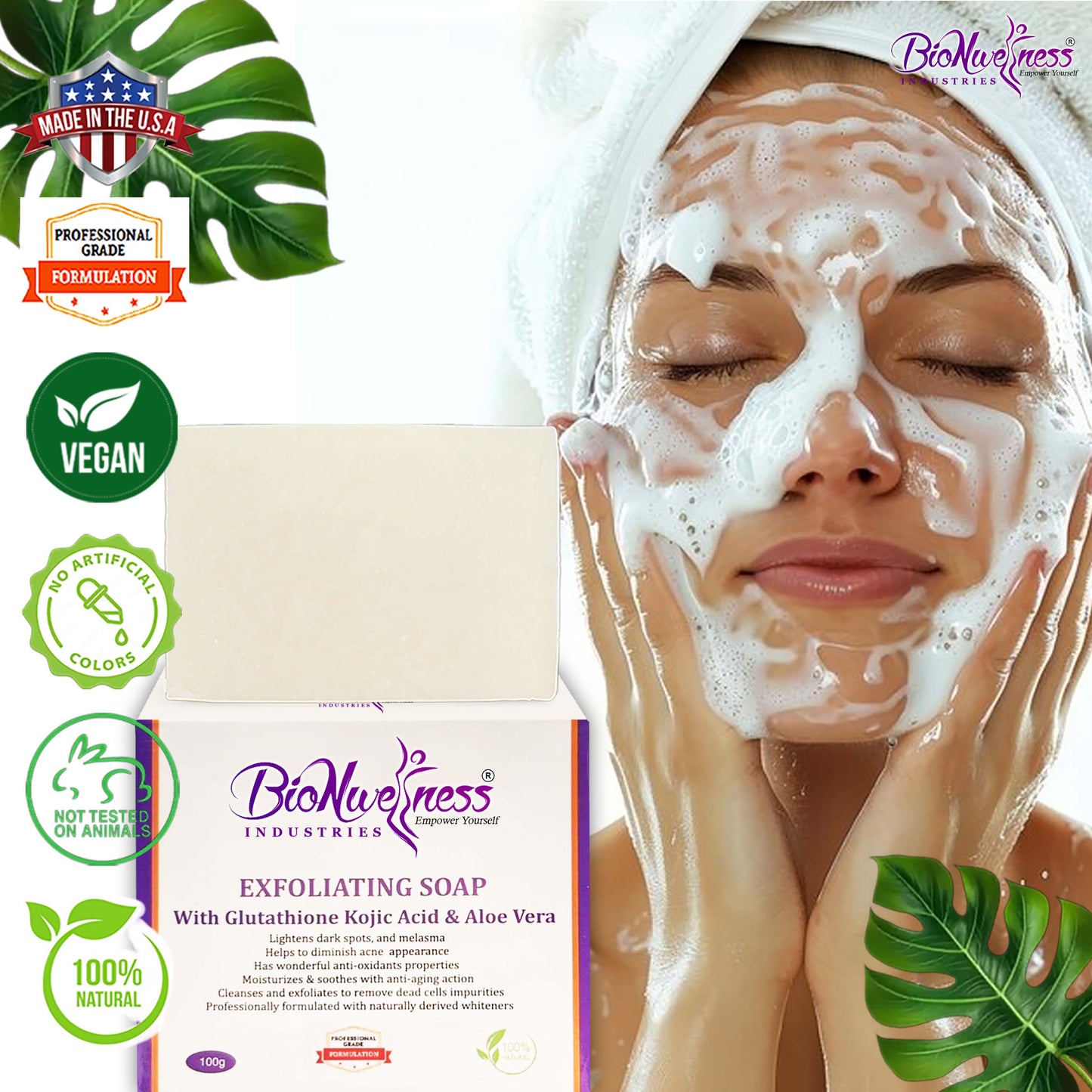 BioNwellness Industries Exfoliating Soap