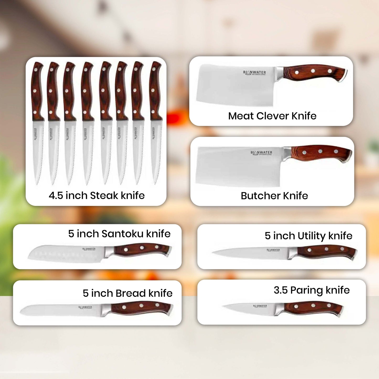 BioNwater Knifeset